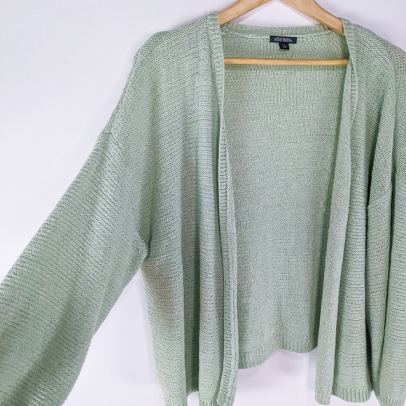 Wild Fable Mint Green Grandpa Sweater Size Medium - Picture 5 of 10